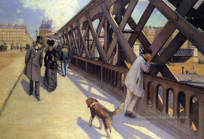 Le Pont du Europe Gustave Caillebotte Peintures à l'huile